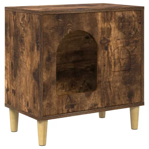  Macska Ház Füstölt tölgy 51 x 30 x 52 cm Faanyag