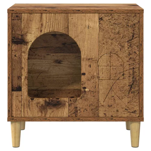  Macska Ház Öreg fa 51 x 30 x 52 cm Faanyag