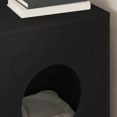  Macska Ház Fekete 42,5 x 40 x 53 cm Faanyag