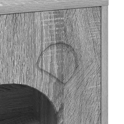  Macska Ház Szürke Sonoma 42,5 x 40 x 52,5 cm Faanyag