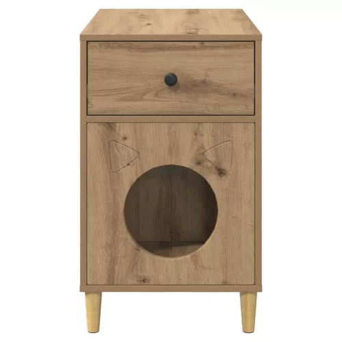  Macska Ház Művészi tölgy 72 x 42,5 x 70 cm Faanyag