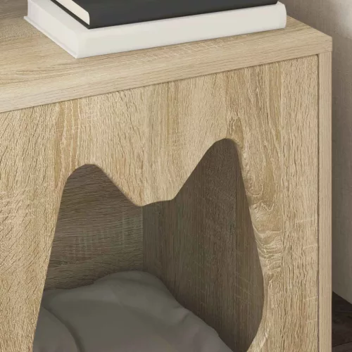  Macska Ház Sonoma 42,5 x 40 x 53,5 cm Faanyag