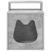  Macska Ház Beton 42,5 x 40 x 53,5 cm Faanyag
