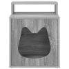  Macska Ház Szürke Sonoma 42.5 x 40 x 52.5 cm Faanyag