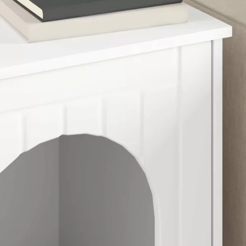  Macska Ház Fehér 53 x 52 x 60 cm Faanyag