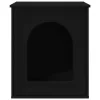  Macska Ház Fekete 53 x 52 x 62 cm Faanyag
