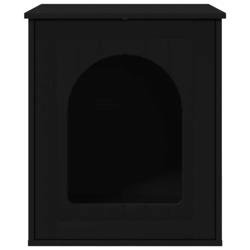  Macska Ház Fekete 53 x 52 x 62 cm Faanyag