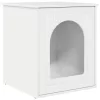  Macska Ház Fényes Fehér 53 x 52 x 62 cm Faanyag