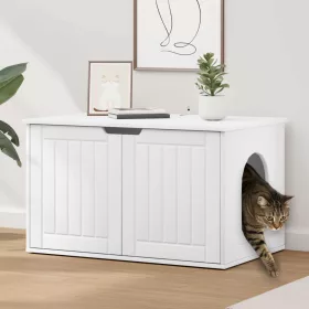  Macska Ház Fehér 85 x 55 x 50 cm Faanyag
