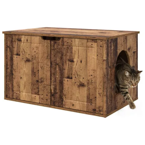  Macska Ház Öreg fa 85 x 55 x 53,5 cm Faanyag