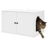  Macska Ház Fehér 85 x 55 x 50,5 cm Faanyag