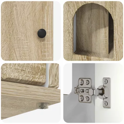  Macska Ház Sonoma 85 x 55 x 50,5 cm Faanyag