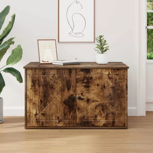  Macska Ház Füstölt tölgy 85 x 55 x 50 cm Faanyag