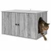  Macska Ház Szürke Sonoma 85 x 55 x 50 cm Faanyag