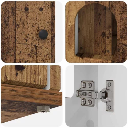  Macska Ház Öreg fa 85 x 55 x 50 cm Faanyag