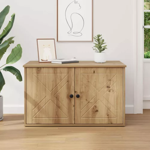  Macska Ház Művészi tölgy 85 x 55 x 50 cm Faanyag