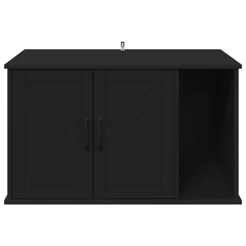  Macska Ház Fekete 85 x 55 x 50 cm Faanyag