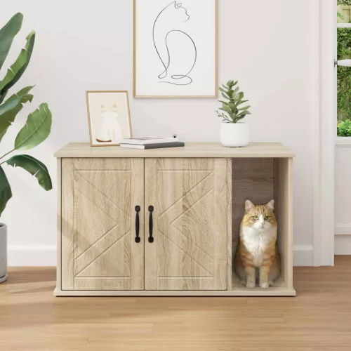  Macska Ház Sonoma 85 x 55 x 50 cm Faanyag