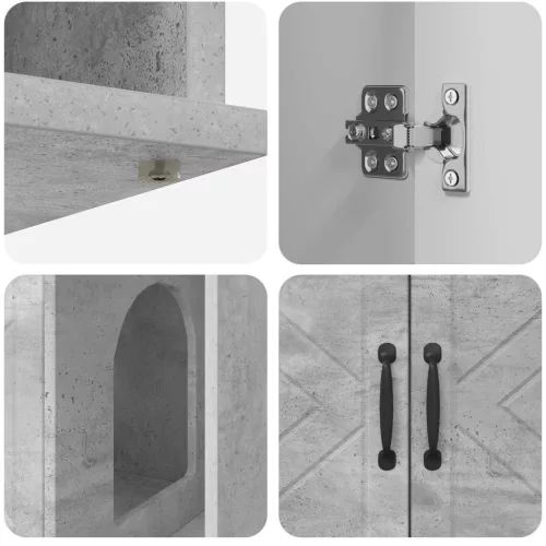  Macska Ház Beton 85 x 55 x 50 cm Faanyag