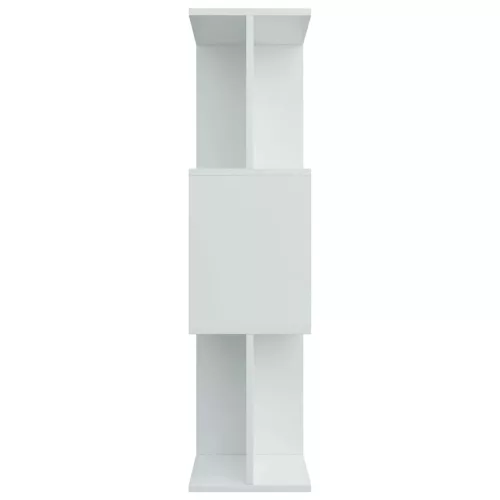  fehér szerelt fa könyvszekrény/térelválasztó 80 x 24 x 96 cm