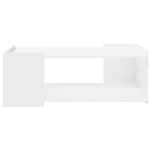  Dohányzóasztal Fehér 90 x 50 x 33 cm Szerelt Fa