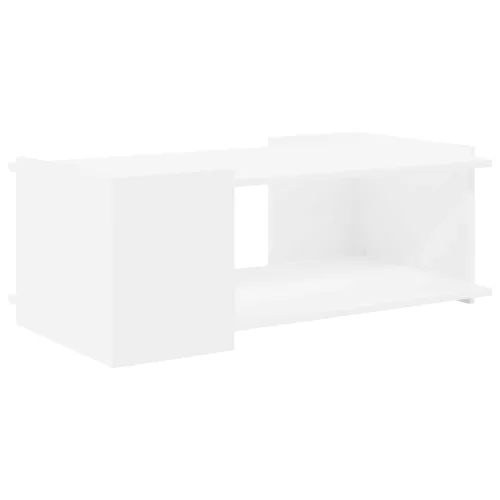  Dohányzóasztal Fehér 90 x 50 x 33 cm Szerelt Fa