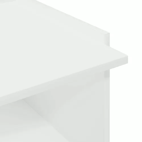  Dohányzóasztal Fehér 90 x 50 x 33 cm Szerelt Fa