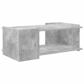  Dohányzóasztal Betonszürke 90 x 50 x 33 cm Szerelt Fa
