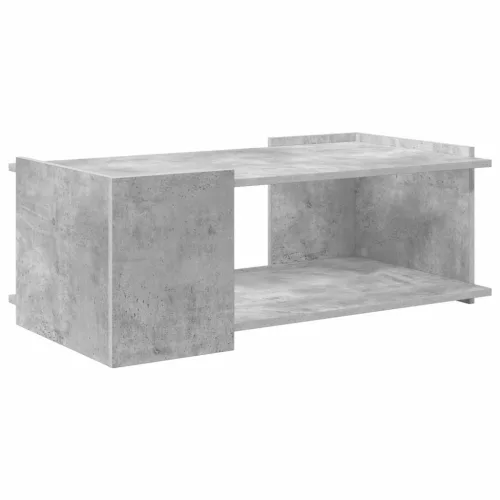 Dohányzóasztal Betonszürke 90 x 50 x 33 cm Szerelt Fa