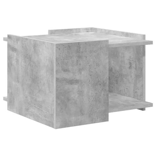  Dohányzóasztal Betonszürke 50,5 x 50 x 33 cm Szerelt Fa