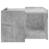  Dohányzóasztal Betonszürke 50,5 x 50 x 33 cm Szerelt Fa