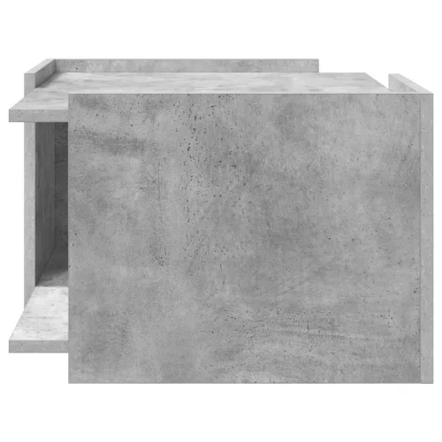  Dohányzóasztal Betonszürke 50,5 x 50 x 33 cm Szerelt Fa
