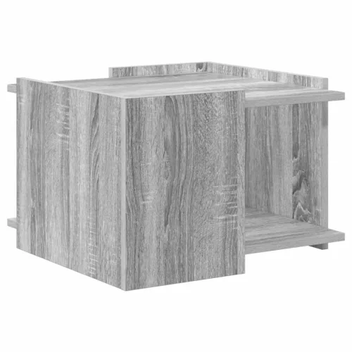  Dohányzóasztal Szürke Sonoma 50,5 x 50 x 33 cm Szerelt Fa
