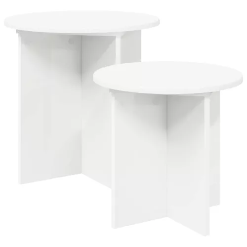  Kisasztal készlet tárolóval 2 pcs Mérnöki fa