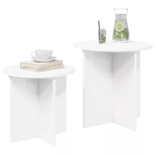  Kisasztal készlet tárolóval 2 pcs Mérnöki fa