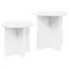 Kisasztal készlet tárolóval 2 pcs Mérnöki fa