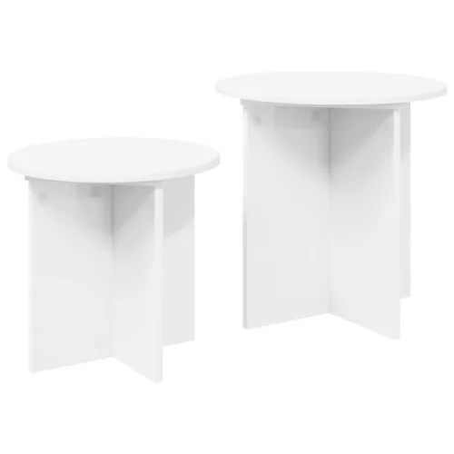  Kisasztal készlet tárolóval 2 pcs Mérnöki fa