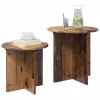  Kisasztal készlet 2 pcs Antik Fa Mérnöki fa
