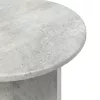  Kisasztal készlet tárolóval 2 pcs Betonszürke Szerelt Fa
