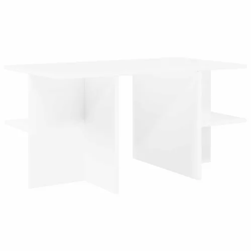  Dohányzóasztal Fehér 87 x 50 x 45 cm Mérnöki fa