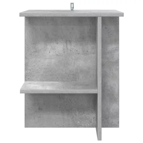  Dohányzóasztal Betonszürke 40 x 30 x 49 cm Szerelt Fa
