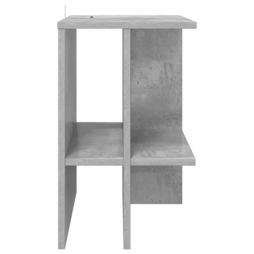 Dohányzóasztal Betonszürke 40 x 30 x 49 cm Szerelt Fa
