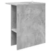  Dohányzóasztal Betonszürke 40 x 30 x 49 cm Szerelt Fa