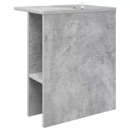  Dohányzóasztal Betonszürke 40 x 30 x 49 cm Szerelt Fa
