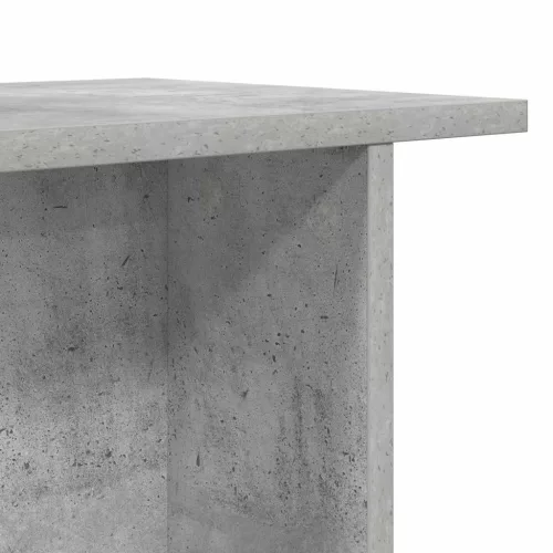  Dohányzóasztal Betonszürke 40 x 30 x 49 cm Szerelt Fa