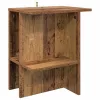  Dohányzóasztal Antik Fa 40 x 30 x 49 cm Szerelt Fa