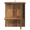  Dohányzóasztal Antik Fa 40 x 30 x 49 cm Szerelt Fa