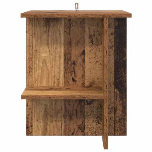  Dohányzóasztal Antik Fa 40 x 30 x 49 cm Szerelt Fa