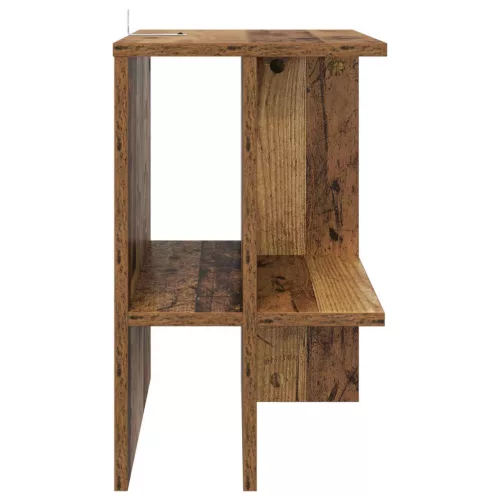  Dohányzóasztal Antik Fa 40 x 30 x 49 cm Szerelt Fa