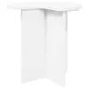  Oldal asztal tárolóval 2 pcs Fehér Ø 39 x 38 cm Szerelt Fa